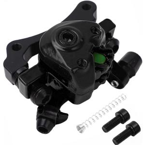 EVTSCAN Electric Scooter Disc Brake Right Side - Aluminum Alloy Electric Scooter Mechanical Brake Caliper Replacement Parts 10inch (Black)