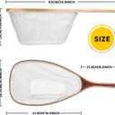 SF Fly Fishing Landing Net Soft Rubber Mesh Trout Net Catch and Release Net