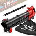 Leaf Blower Vacuum Mulcher Compatible for Milwaukee 18V Battery(No Battery)