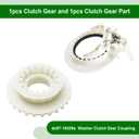 Washer Clutch Gear Coupling Replace dc97-18439a 1pcs Clutch Gear and 1pcs Clutch Gear Part clutch gear and Washer Clutch Gear Part Fit For samsung washer clutch WA54M8750AV/A4 WA54M8750AW/A4