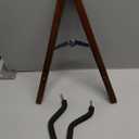 Donner Wood Guitar Stand, Acoustic Electric Wooden Guitar Floor Stand, A Frame Folding Guitar Holder Adjustable for Bass, Cello, Mandolin, Banjo, Ukulele