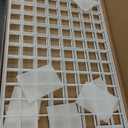 Gridwall Panels, Heavy Duty Grid Panel for Retail Display Wall, 2' Width x 4' Height, White, 4 Pack