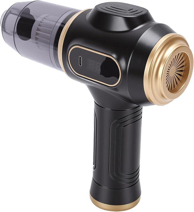 Yctze 5000Pa Powerful Suction Handheld Vacuum, 3000mAh Battery Portable Car Vacuum Cleaner, Compact Pet Hair with Multiple Attachments, Ideal for Car, Home, Office & Pet