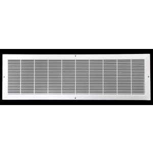 30" x 8" HVAC Return Air Grille - Plastic Never Rust Vent Duct Cover - for Wall & Ceiling [Outer Dimensions: 32w X 10" h]
