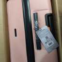 U.S. Traveler Boren Expandable Hardside Rugged Travel Luggage with 8 Spinner Wheels, Rose Pink, Checked-Large 30-Inch