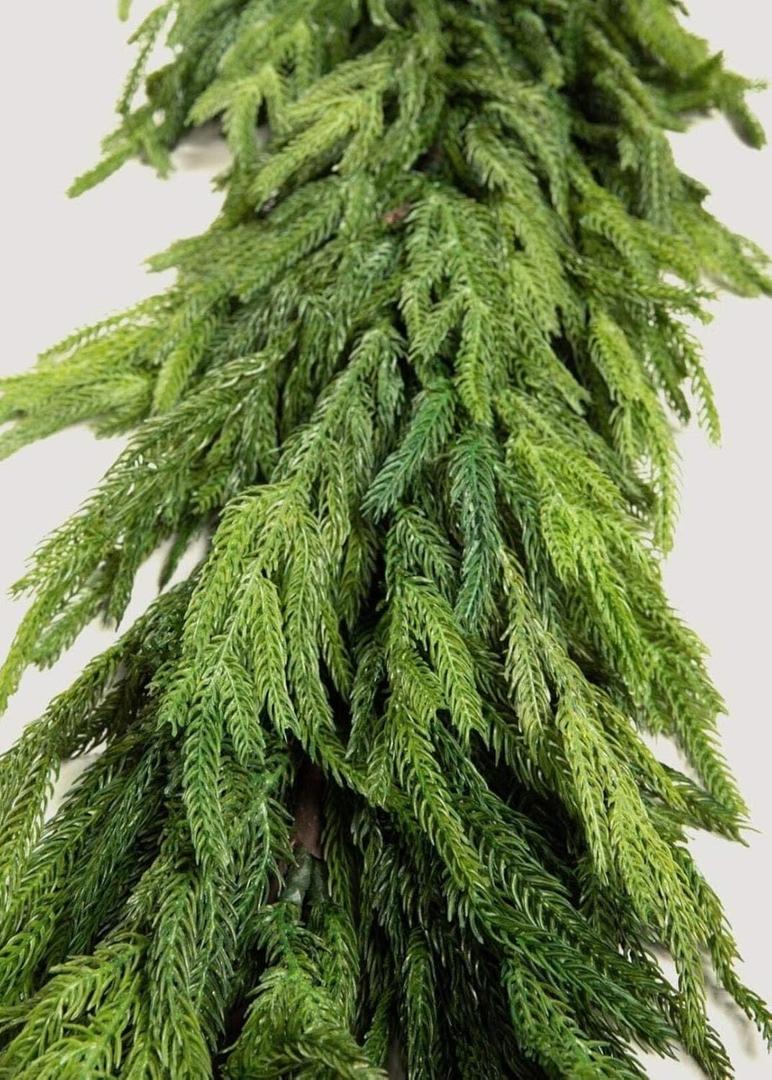Afloral Real Touch Deluxe Norfolk Pine Garland - 96" Afloral Real Touch Deluxe Norfolk Pine Garland - 96"
