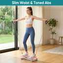 OLIXIS Waist Twister Machine Exercise, Ab Twister Board, 300 lbs Capacity, Noiseless Fitness Tool for Core & Belly Fat Workout, Anti-Slip Home Gym Equipment for Women and Men