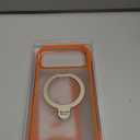 TORRAS Ostand Q3 Air for iPhone 17 Pro Max Case with 360 Magnetic Stand, Fit for MagSafe, Mil-Grade Drop Tested, Camera Control Button, Shockproof Phone Case for iPhone 17 Pro Max 6.9", Horizon Orange