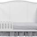 Oxford Baby Emerson Crib to Toddler Bed Guard Rail Conversion Kit, Snow White, GreenGuard Gold Certified