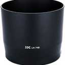 JJC Reversible Lens Hood Shade for Canon EF 70-300mm f/4-5.6 is II USM Replaces Canon Lens Hood ET-74B, with Button to Lock or Release