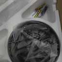 TCL Ceiling Fans with Lights, 52 Inch Low Profile Ceiling Fan with Light and Remote Control, Flush Mount, DC Reversible Motor, Noiseless, 6 Speeds Ceiling Fan for Bedroom (Black)