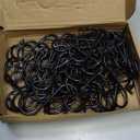 Navona 60 Pcs S Hooks for Hanging Heavy Duty, 3.5-inch Heavy Duty Metal S Hook, Closet Hooks with 0.5-inch Safety Buckle, S Hook for Hanging Plants, Kitchen Utensil, Pot, Pan, Bags