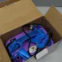 NuLink Balloon Pump Electric Portable Dual Nozzle Air Pump for Balloons Blower Pump Inflator for Decoration, Birthday Party [110V~120V, 600W, Purple]