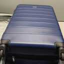 Wrangler Smart Spinner Hardside Luggage, 3 Piece Set, Navy Blue