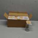 Drinking Glasses with Bamboo Lids and Glass Straw 4pcs Set - 16oz Glass Cups, Iced Coffee Glasses, Cute iced Tea Glasses, Beer Glasses, Ideal for Coffee Bar Accessories, Aesthetic Gift - 2 Brushes