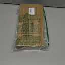 Romasaty 4 Pack Christmas Window Candle Lamps, Battery Operated Window Candle Lights with Automatic Timer and C26 3V LED Bulbs Candlestick for Indoor Windows Table Decor, 4 Suction Cups (BO-Gold)