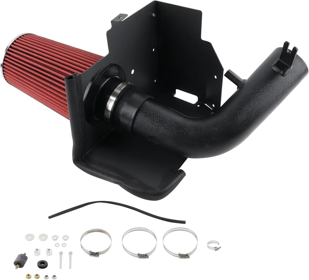 Cold Air Intake Kit,Cold Air Intake Piping Kit Compatible with 2007-2011 Jeep Wrangler JK | 3.8L- 10554
