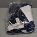 ESTINGO Heated Throw Blanket Electric Blanket, 50"x60" Heating Blanket with 5 Heating Levels & 4 Hours Auto Off, Reversible Flannel Sherpa Electric Throw Blanket with OverHeat Protection, Navy Blue