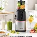 3-in-1 Cold Press Juicer, Juicer Machine,Makes Juice & Sorbet & Nut Milk