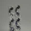 Jetland French Provincial Drawer Pulls - 4-Pack, Flat Black, 2-1/2" Hole Centers, Vintage Shabby Chic Pulls for Dresser Nightstand Cabinet