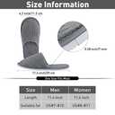 Elcoho 6 Pairs Closed Toe Spa Slippers Reusable Slippers Coral Fleece Washable Disposable Home Slippers for Women Men Guests Hotels House Slippers Housewarming Indoors Bathroom Party Traveling, Grey
