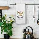 shiviody Grammy Gifts Kitchen Towels - Gifts for Grandma Grammy Dish Towels, Rustic Grandma Mothers Day Birthday Decorative Absorbent Dishcloths Hand Towel for Kitchen Decor 16x24 Inches
