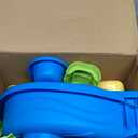 Auto 3-Tier Sand and Water Table with Pump, Summer Outdoor Beach Outside Backyard Activity Sensory Sand Water Table, Birthday Gifts for Toddler Boys Girls Ages 3 4 5 6 7 8