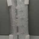 Acrylic Sticker Display Stand with Curved Pockets for Big 4'' Stickers- Brochure Holder with Customizable Space - On the Go Display Stands for Vendor Events - Ideal for Small Business Vendors (Medium)