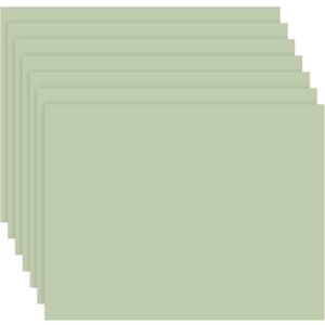 Outus 100 Pcs Sage Green Disposable Paper Placemats 14 x 11 Flat Rectangle Place Mats Durable Paper Placemat for Holiday Wedding Party Supplies Decor