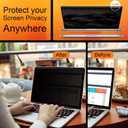 Mamol Magnetic Privacy Screen MacBook Air 13 Inch(2018-2021, M1), Removable Anti Blue Light Glare Filter Screen Protector with Camera Cover for Mac air 13''