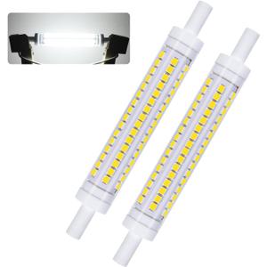 R7S LED Bulb 118mm 10W (100W Halogen Equivalent), 1100 Lumens, 6000K Daylight White, Non-Dimmable, 360° Beam Angle, No Flicker, for Floor Lamps, Pendant Lights, Landscape Lighting