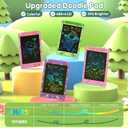 3 x 4 Pack LCD Writing Tablet for Kids, 8.5 Inch Colorful Doodle Board Drawing Pad, Party Favor Educational Learning School Prize Birthday Gifts for Boys Girls Age 3 4 5 6 7 8