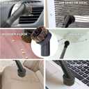 Household Vacuum Cleaner Attachments & Adapter Kit Compatible Small Shop Vacs Hose 1-1/4'' - Horsehair Dust Brush, Flexible Crevice Tool for Cleaning Dryer & Vent, Car Seat Corner