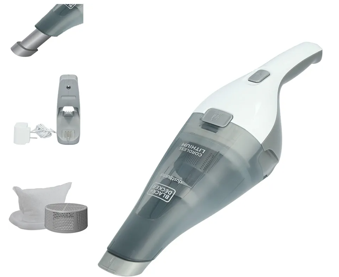 BLACK+DECKER dustbuster QuickClean Cordless Handheld Vacuum, Car Vacuum Portable (HNVC215B10)