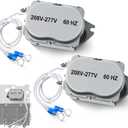 Dreyoo 2 Pack 208/277V 60Hz Pool Timer Replacement Motor Compatible with WG1573-5 Time Clock Replacement Motor Compatible with T104M, T100, T170, R201, T1400, T100-20 and WH Series