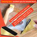 Strongest Heavy Duty Door Stoppers - Tall Door Stop Wedge Large Door Stoppers for Bottom of Door, Tall up to 2.6 in Doorstop Zinc Alloy and Silicone Made Suits Any Heavy Door Any Smooth Floor(2gold)