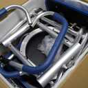 VEVOR Sliding Tub Transfer Bench with 360 Degree Swivel Seat, Sliding Shower Chair with Pivoting Armrest & Padded Seat and Safety Belt, Height Adjustable Bath Chair for Elderly Disabled, 330LBS