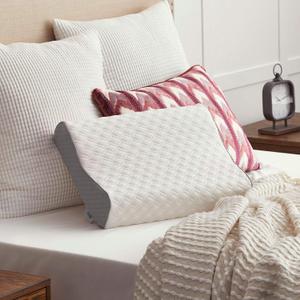 Sealy Memory Foam Contour Pillow, Standard, White 