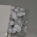 150 Pieses Metal Rim Tags Key Tags 1.57 Inch Large Round Paper Tags with Metal Rings for Car Keys and Door Keys,White by Aellabus