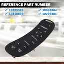 19209381 Left Driver Side Master Power Window Switch Compatible with Chevy C5 Corvette 1997-2004 - Window Switch Corvette Replaces 10092804