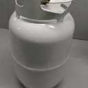 Flame King YSN10LBa 11 Pound Propane Tank Cylinder with Type 1 OPD Valve, White & YSN5LB 5 Pound Propane Tank Cylinder, Great for Portable Grills, Fire Pits, Heaters and Overlanding, White