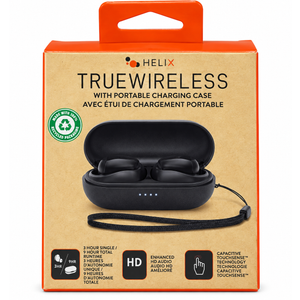 Report
Helix Black Wireless Headset with Charging Case