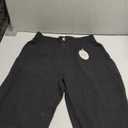 Women's Linen Casual High Waist Wide Leg Straight Dress Cotton Linen Pants Button Trousers, Medium