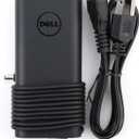 Dell Original XPS 15 Laptop Charger 130W(watt) AC Power Adapter(Power Supply) with 3 Prong Power Cord - Precision M3800 5510 5520 5530,XPS 9530 9550 9560 9570
