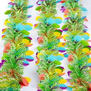 66Ft Easter Egg Garland Decorations Glitter Tinsel Spring Pastel Garland Easter Tree Decor for Bedroom Office Classroom Party Indoor Outdoor Holiday Home Decoration Supplies Blue Yellow Pink Green