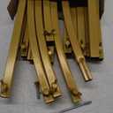 Wokceer 7.2 FT Wedding Arch Backdrop Stand, Gold Metal Arch Backdrop Stand for Wedding Ceremony Birthday Party Bridal Baby Shower Photo Booth Garden Floral Balloon Arches Decoration