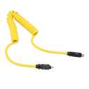Type C to Type C Charging Cable, USB C Data Cable 8K 60Hz Screen Casting 20Gbps for Phone (C Male to C Male 1.8m/5.9ft Coiled Cable)