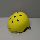 OutdoorMaster Youth & Kids Bike Helmet - Adjustable Multi-Sports Skateboard Helmet with Removable Liners for Balance Bike, Kids Scooter, One Wheel Hoverboard, Medium Yellow