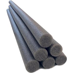 Oodles of Noodles 1.5 Inch x 35 Inch Solid Foam Foam Sticks for Craft Projects- 6 Pack - Grey