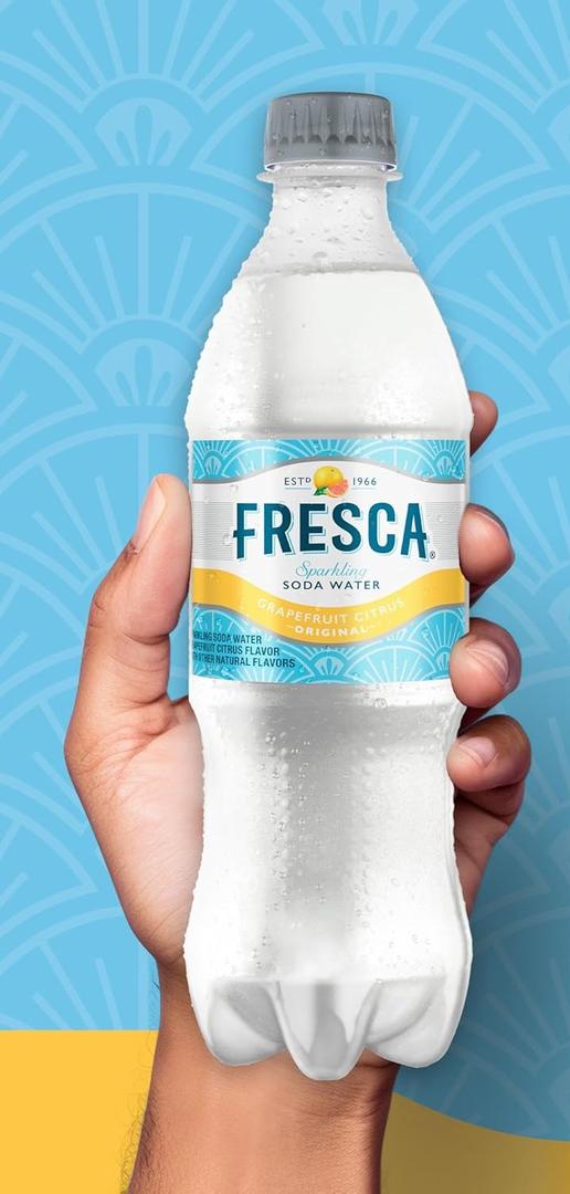 Fresca Citrus Soda Soft Drink, 16.9 fl oz Bottles, 24 pack BB 2/23/26